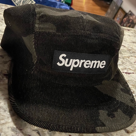supreme camo 5 panel
